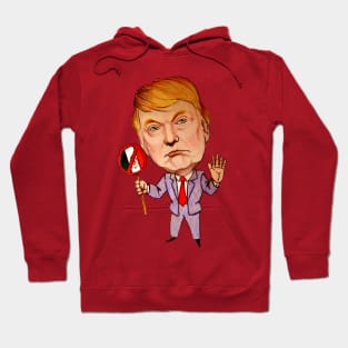 Donald Trump Caricature Hoodie